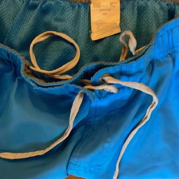 Nike Swoosh Men’s XXL Blue Gray Swim Trunks Shorts - Picture 7 of 8